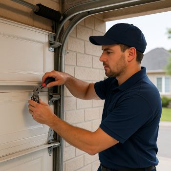 Professional garage door repair technician in Scottsdale, AZ